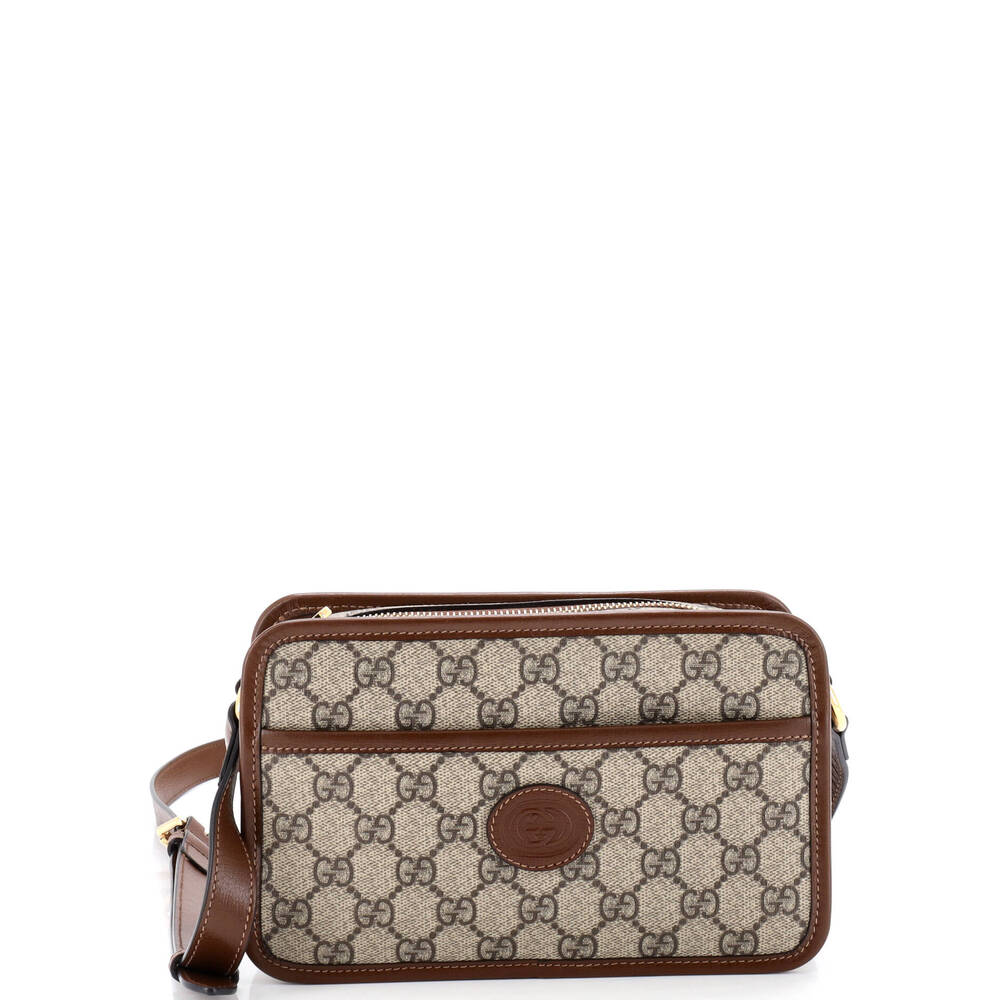 Gucci Interlocking G Patch Camera Bag #223520g12b - image 1
